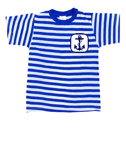 Námořnické triko s kotvou 2 - Námořnická trička pánská