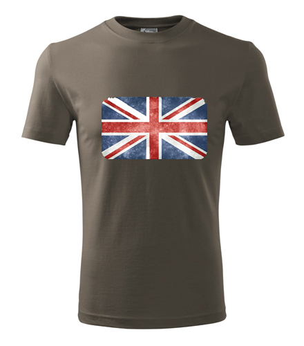 Tričko s anglickou vlajkou pánské - Trička s vlajkou pánská