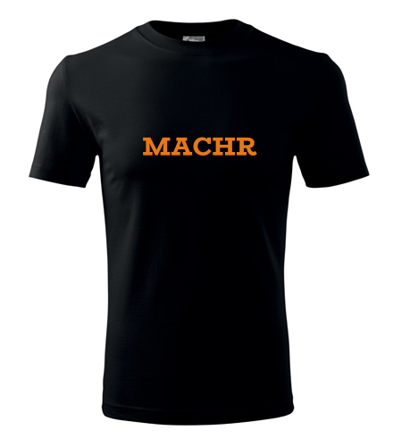 Černé tričko Machr