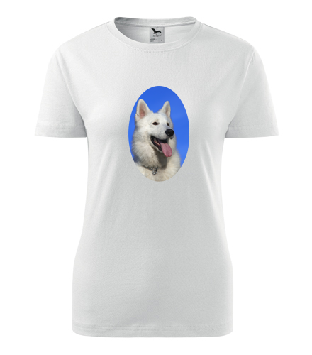 Dámské tričko se psem 3 - Dárek pro chovatelku psů