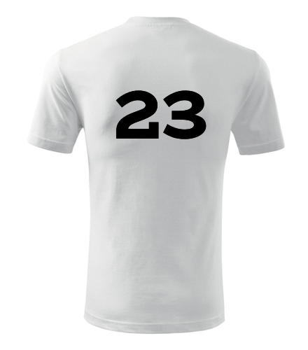 Tričko s číslem 23 - Trička s číslem