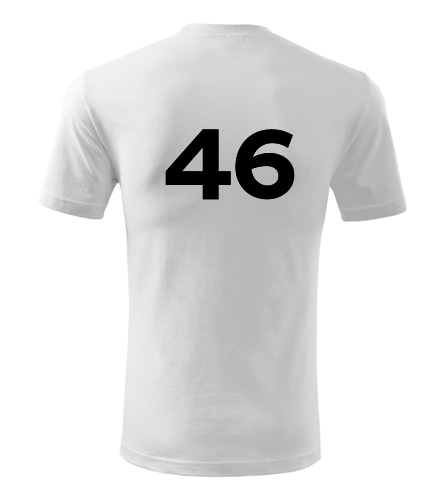 Tričko s číslem 46 - Trička s číslem