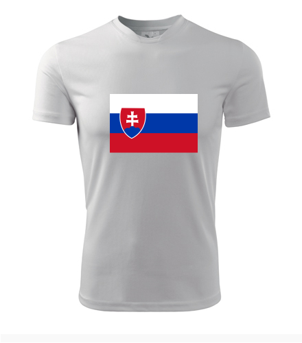 Tričko se slovenskou vlajkou - Trička s vlajkou pánská