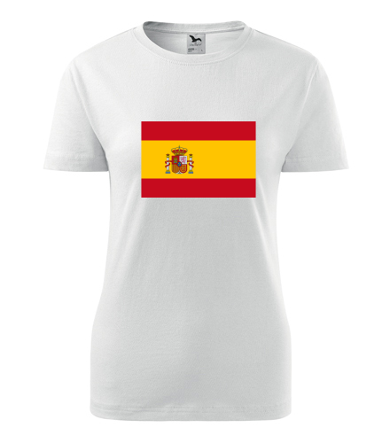 Dámské tričko se španělskou vlajkou