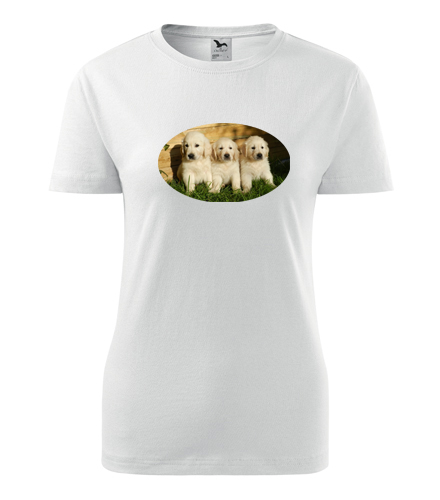 Dámské tričko se štěňátky - Dárek pro chovatelku psů