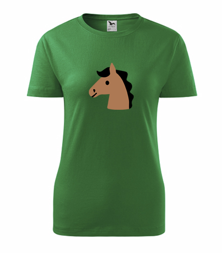 Dámské tričko s koníkem 4 - Dárek pro koňačku