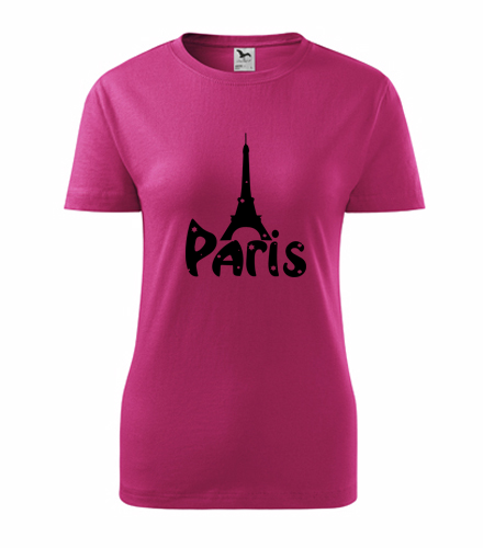 Dámské tričko Paříž - Dárek pro ženu k 61