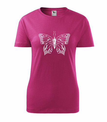 Dámské tričko s motýlem - Dárek pro inspektorku