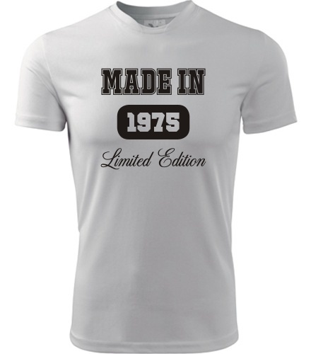Tričko Made in + rok narození - Dárek pro muže k 58