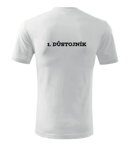 Bílé tričko 1. důstojník