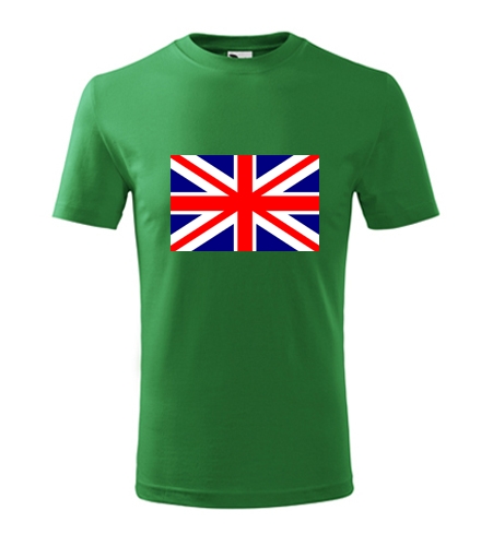 trička s potiskem Tričko s anglickou vlajkou dětské