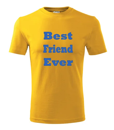 Žluté tričko Best Friend Ever