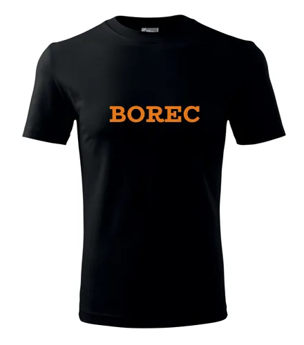 Černé tričko Borec