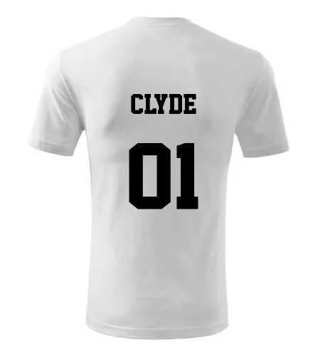 Bílé tričko Clyde