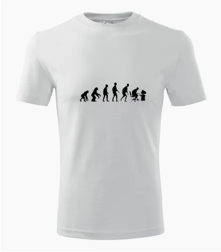 Bílé tričko evoluce IT