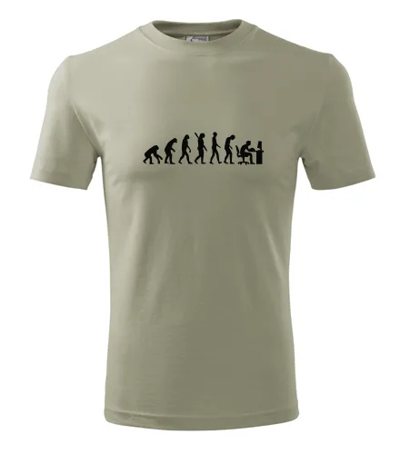 Khaki tričko evoluce počítač