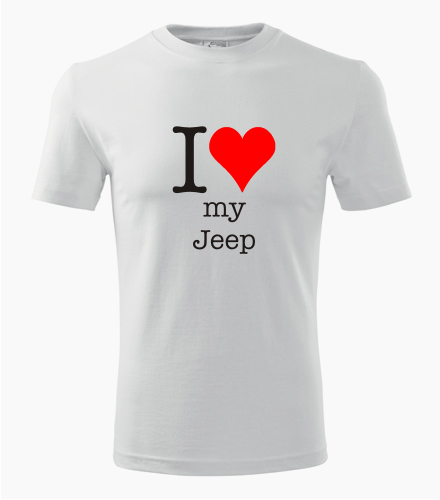 Tričko I love my Jeep