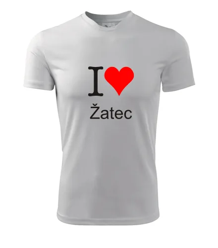 Bílé tričko I love Žatec