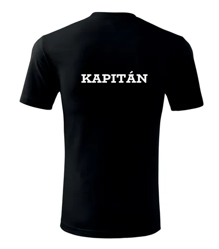 Černé tričko kapitán