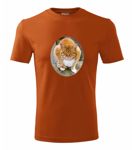 Oranžové tričko s kočkou 5