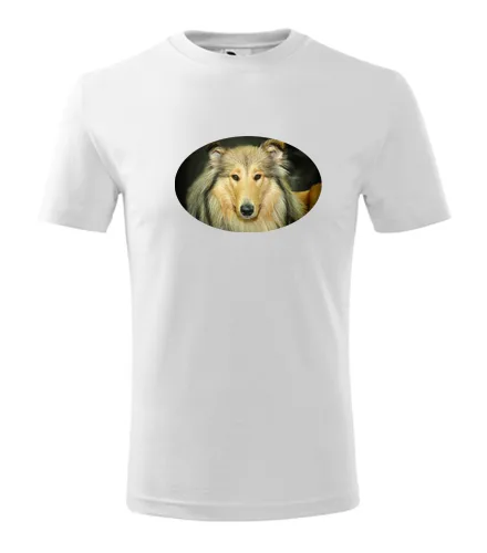 Bílé dětské tričko s kolií