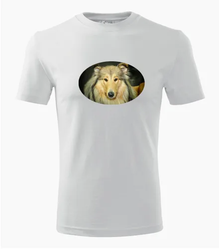Bílé tričko s kolií