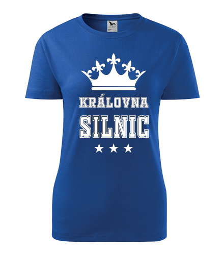 Modré dámské tričko královna silnic