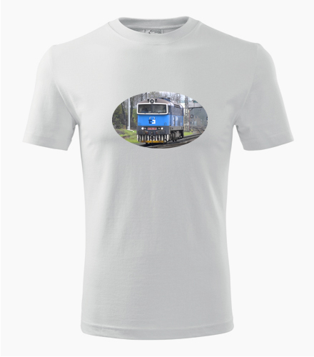 Tričko s lokomotivou Brejlovec - Dárek pro železničáře