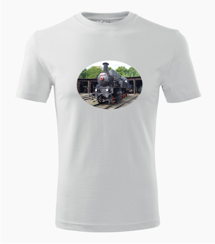 Tričko s parní lokomotivou 423 - Dárek pro železničáře
