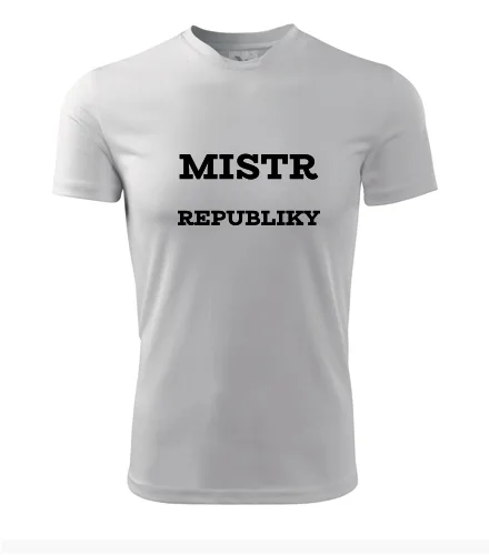 Bílé tričko mistr republiky