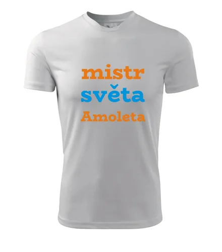 Tričko mistr světa Amoleta