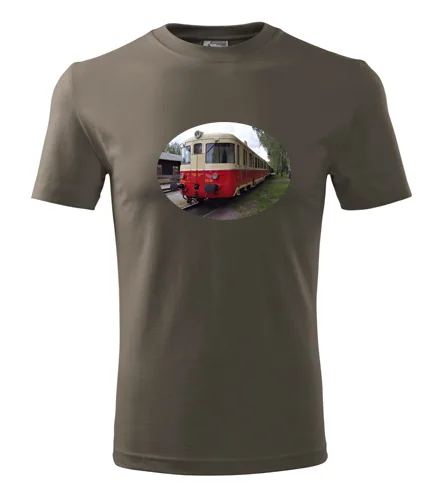trička s potiskem Army tričko s motorovým vozem 820-056-0 