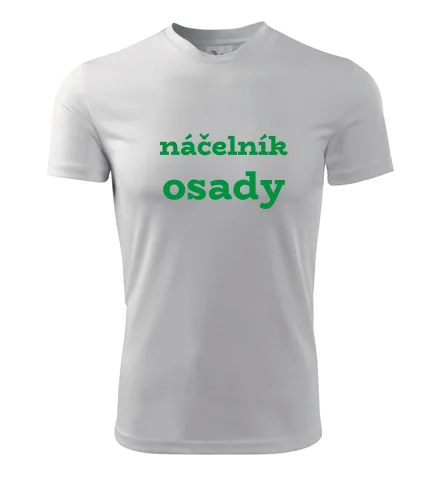 Bílé tričko náčelník osady
