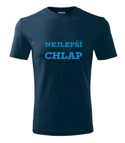 Tmavě modré tričko nejlepší chlap