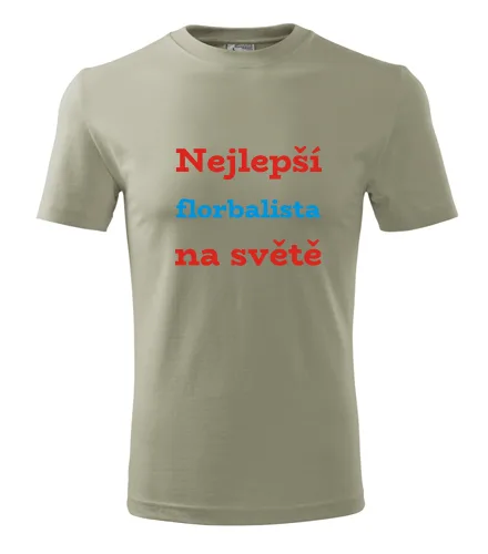 Khaki tričko nejlepší florbalista na světě