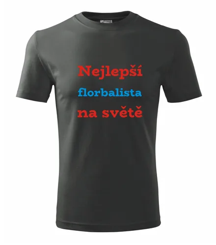 Grafitové tričko nejlepší florbalista na světě