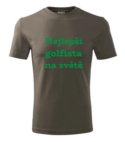Army tričko nejlepší golfista na světě