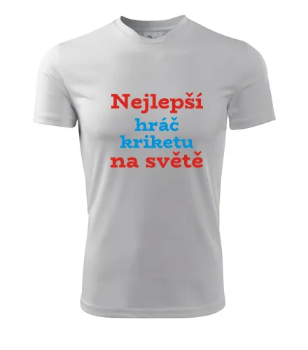 Bílé tričko nejlepší hráč kriketu na světě