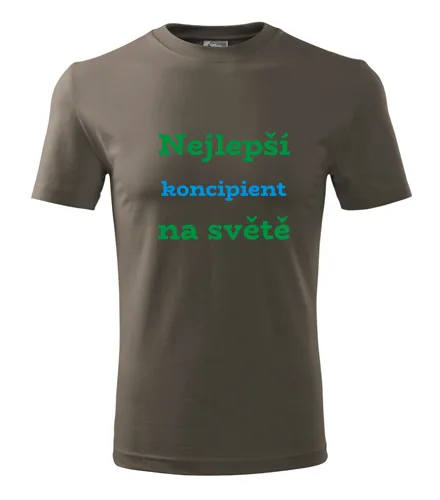 Army tričko nejlepší koncipient na světě