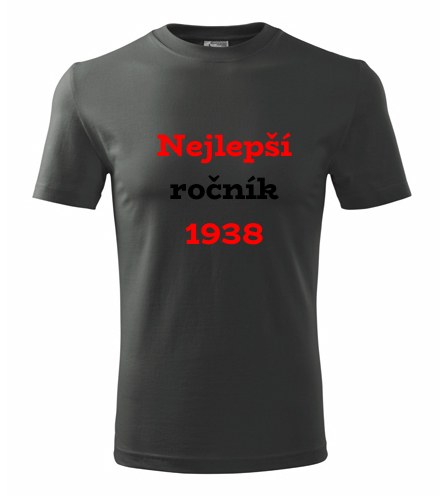 Grafitové tričko Nejlepší ročník 1938