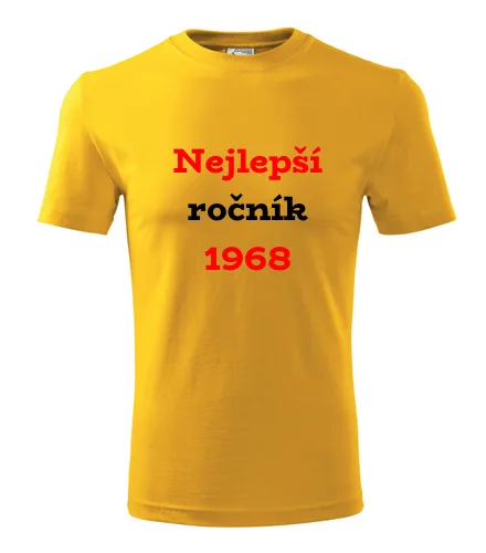 Žluté tričko Nejlepší ročník 1968