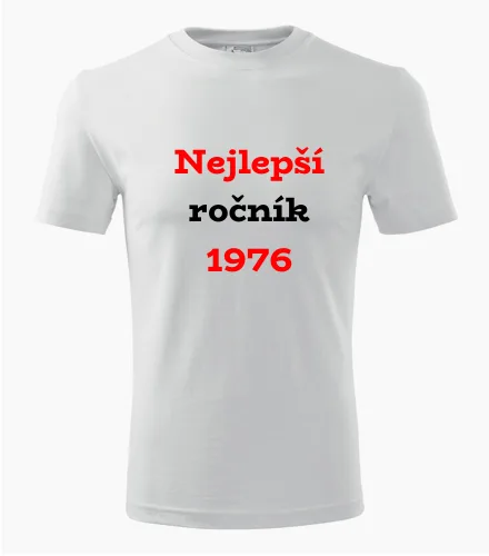 Bílé tričko Nejlepší ročník 1976