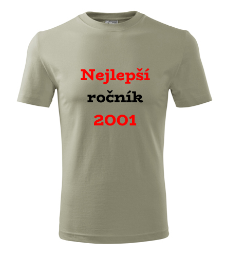 Khaki tričko Nejlepší ročník 2001