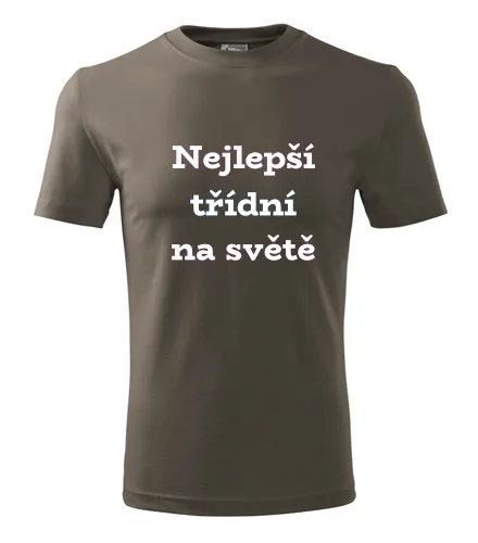 Army tričko nejlepší třídní na světě