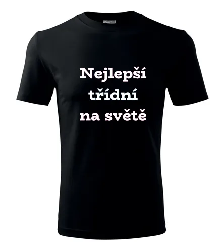 Černé tričko nejlepší třídní na světě