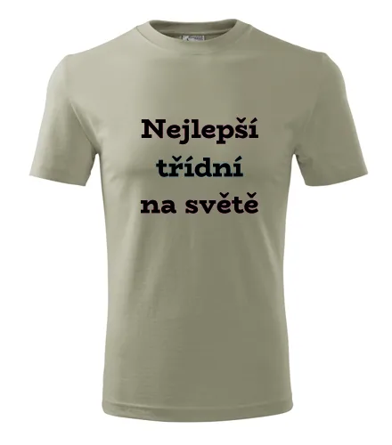 Khaki tričko nejlepší třídní na světě