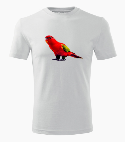 Tričko s papouškem 1 - Trička se zvířaty pánská