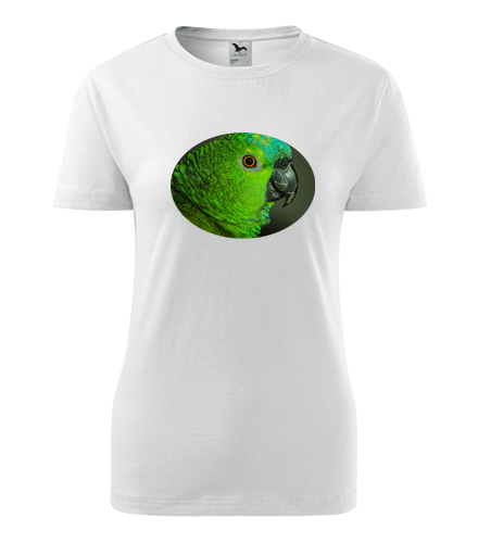 Dámské tričko s papouškem 2