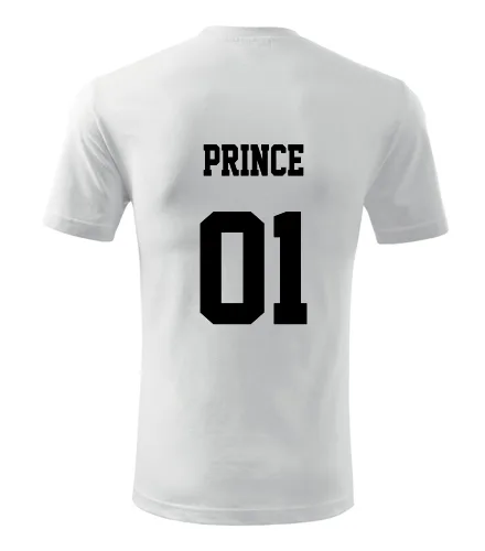 Bílé tričko prince