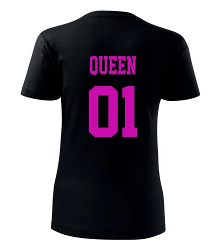 Černé dámské tričko Queen